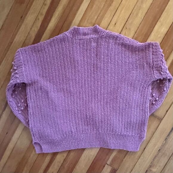 Madewell Bobble Cardigan Sweater in Dusty Rose Pink Size S - Picture 3 of 6